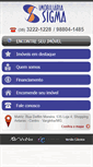 Mobile Screenshot of imobiliariasigma.com.br